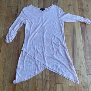 Serena Williams Pink Asymmetrical Long Sleeve Top